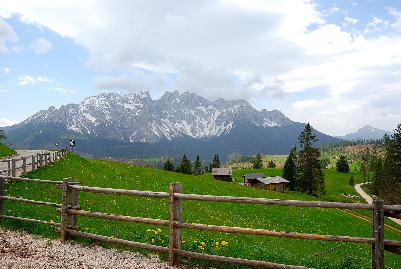 landscape, mountain landscape, vista